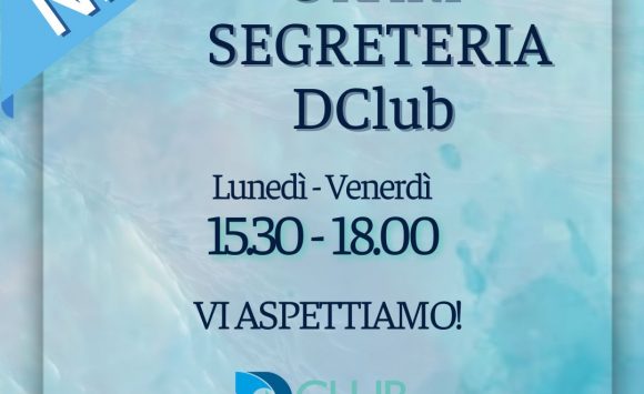 Dclub: apertura segreteria