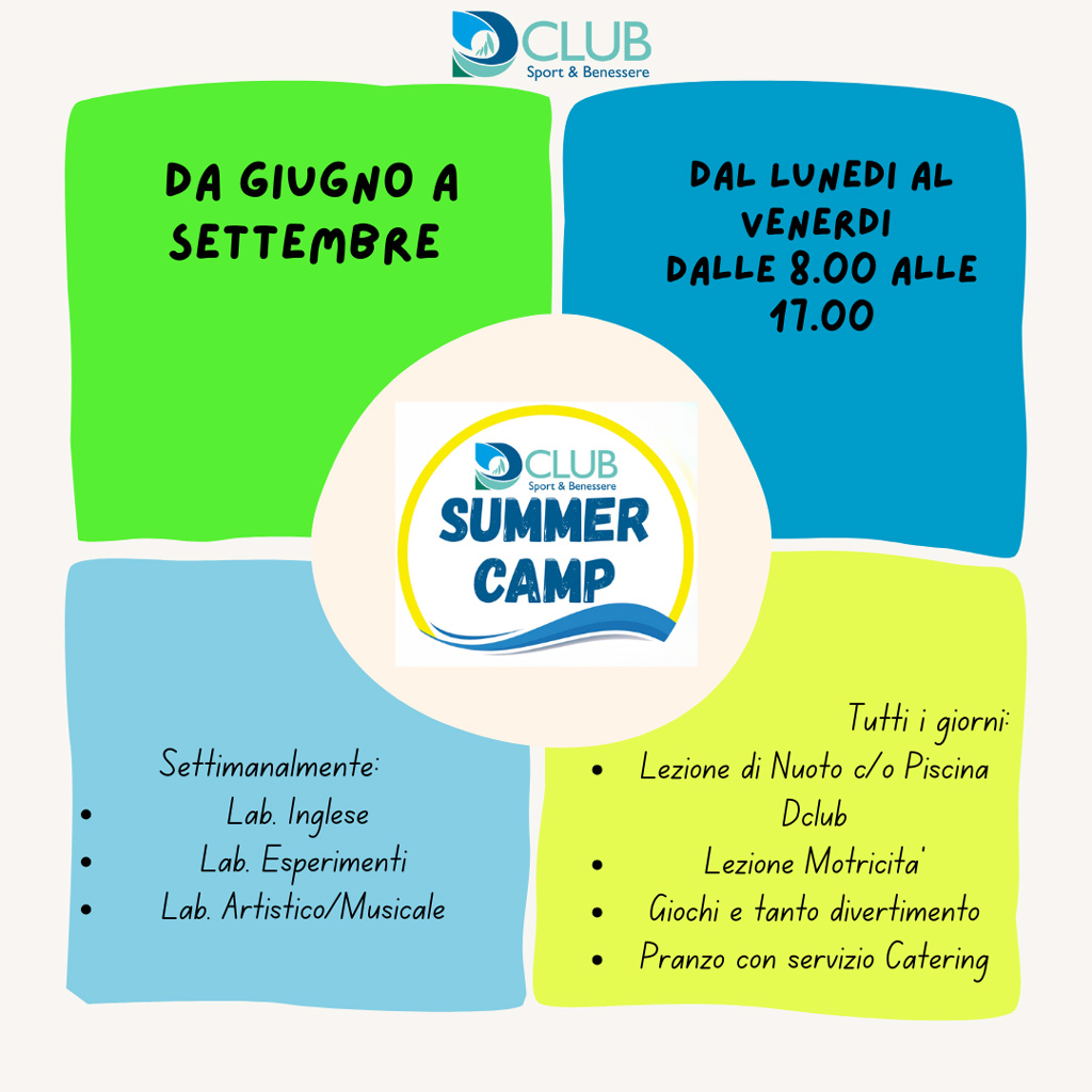 Centro Estivo a Mariano Comense per bambini dai 3 ai 13 anni 1 camp estivo mariano comense